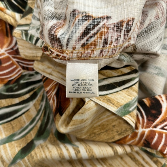 Island Shores Button Up Short Sleeve Shirt  Size XXL - Picture 7 of 8